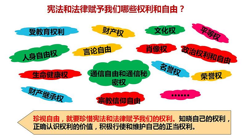 7.2自由平等的追求课件2021-2022学年部编版道德与法治八年级下册08