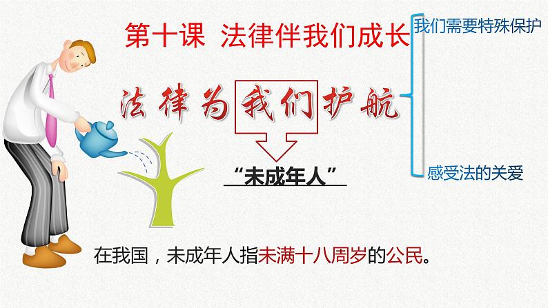 10.1法律为我们护航课件2021-2022学年部编版道德与法治七年级下册第1页