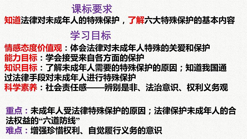 10.1法律为我们护航课件2021-2022学年部编版道德与法治七年级下册第2页