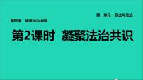 2021学年凝聚法治共识习题课件ppt