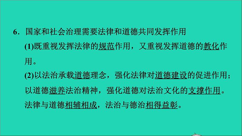 2021秋九年级道德与法治上册第2单元民主与法治第4课建设法治中国第2框凝聚法治共识习题课件新人教版06