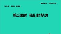 人教部编版九年级上册我们的梦想教学演示课件ppt