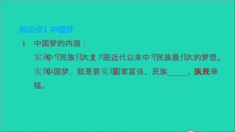 新人教版九年级道德与法治上册第4单元和谐与梦想第8课中国人中国梦第1框我们的梦想课件04