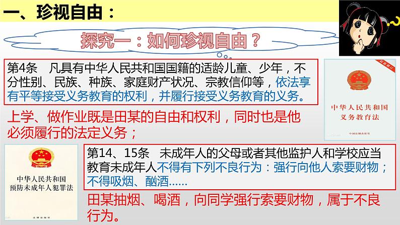 7.2自由平等的追求课件2021-2022学年部编版道德与法治八年级下册 (1)第6页