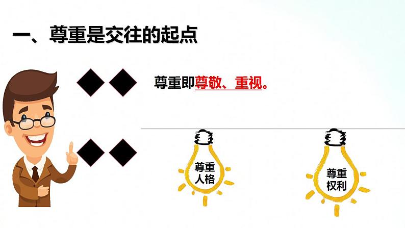 部编版八年级道德与法治上册 4.1尊重他人 课件+同步教案+视频资料06