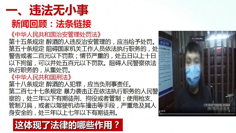 部编版八年级道德与法治上册 5.1法不可违 课件+同步教案+视频资料06