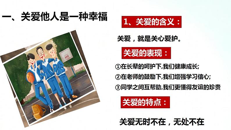 部编版八年级道德与法治上册 7.1关爱他人 课件+同步教案+视频资料05