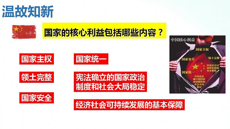 部编版八年级道德与法治上册 8.2坚持国家利益至上 课件第2页