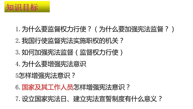 2.2加强宪法监督课件2021-2022学年部编版道德与法治八年级下册04