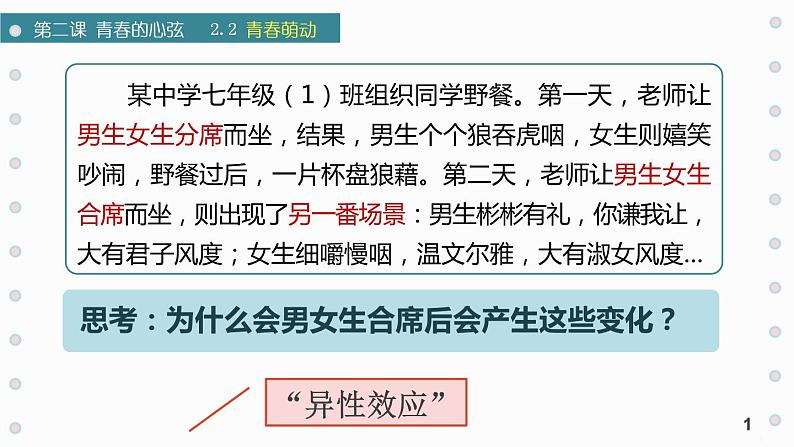 2.2 青春萌动课件2020-2021学年部编版道德与法治七年级下册01