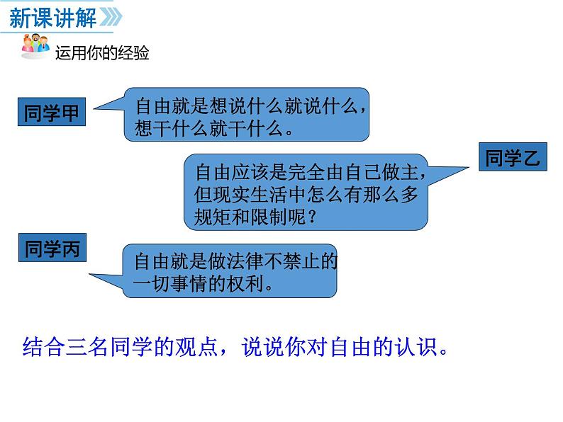 2019-2020学年八年级道德与法治下册7.1 自由平等的真谛课件第3页