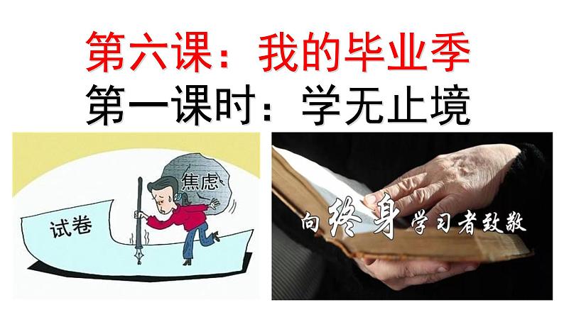 2021--2022学年度部编道德与法治九年级下册6.1《学无止境》课件第3页