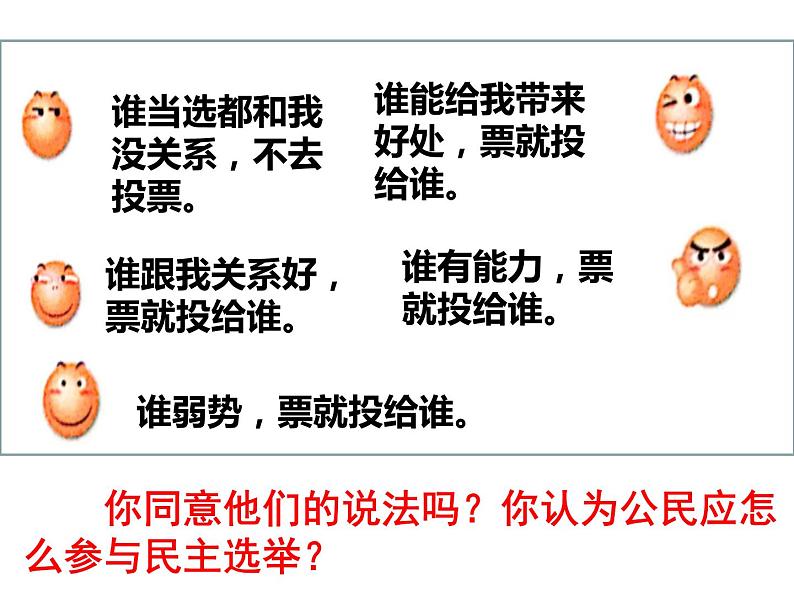 2021-2022学年部编版道德与法治九年级上册3.2   参与民主生活   课件（22张ppt）08