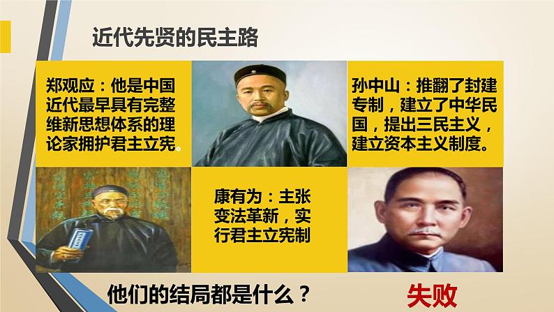 人教版九年级道德与法治上册 3.1 生活在新型民主国家 课件(共34张ppt)第8页