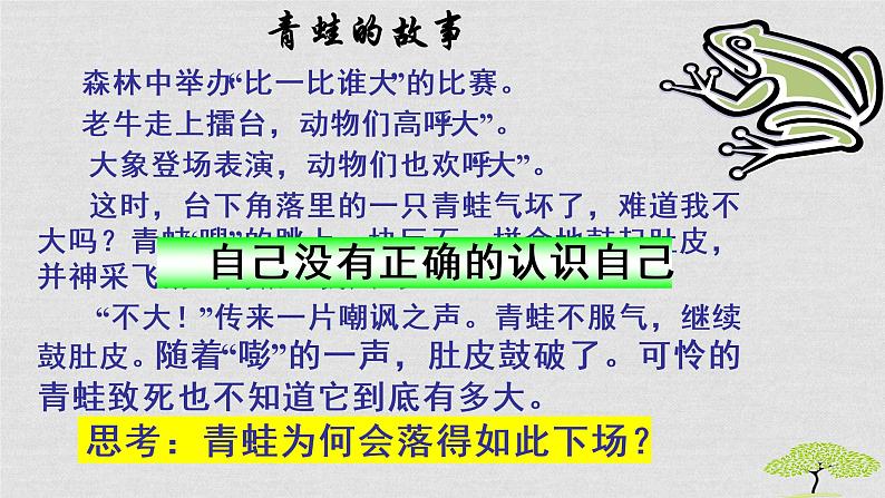 2021--2022学年度道德与法治七年级上册3.1认识自己课件第1页