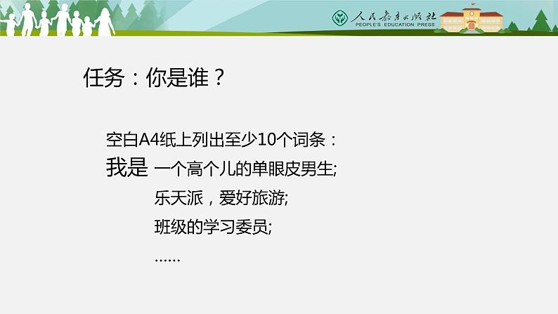 2021--2022学年度道德与法治七年级上册3.1《认识自我》 教学课件第4页