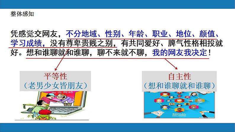 5.2网上交友新时空2023-2024学年七上道德与法治课件+教案08