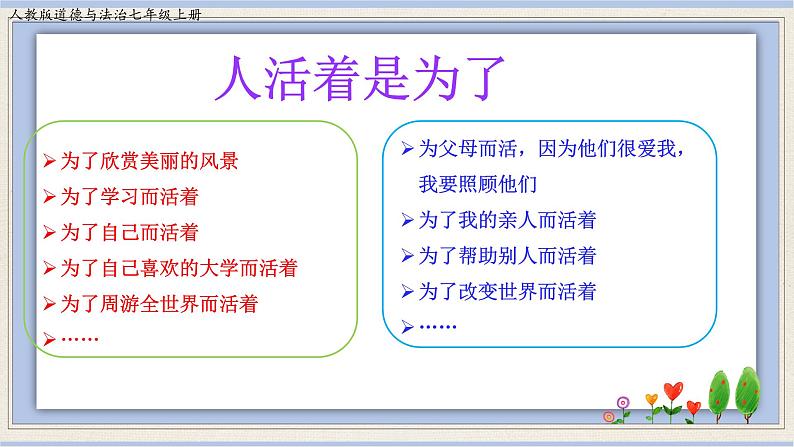 10.1 感受生命的意义  课件+教案+学案+练习06