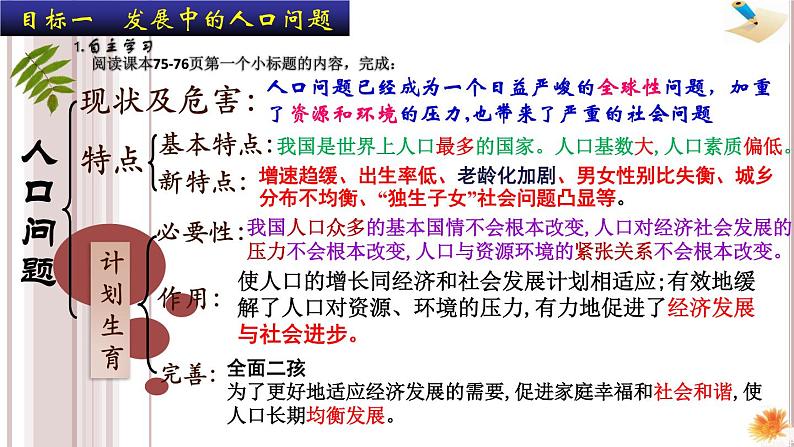 人教版九年级道德与法治上册 第六课 第一节 正视发展挑战 (共27张幻灯片) 课件05