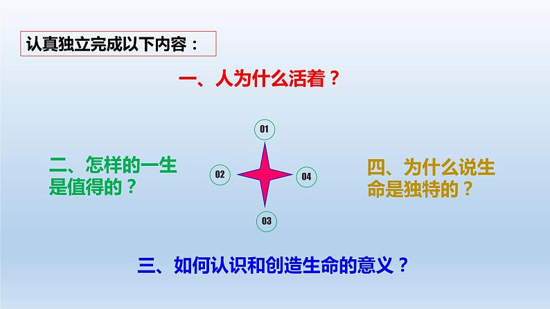 部编道德与法治七年级上册10.1《感受生命的意义》课件03