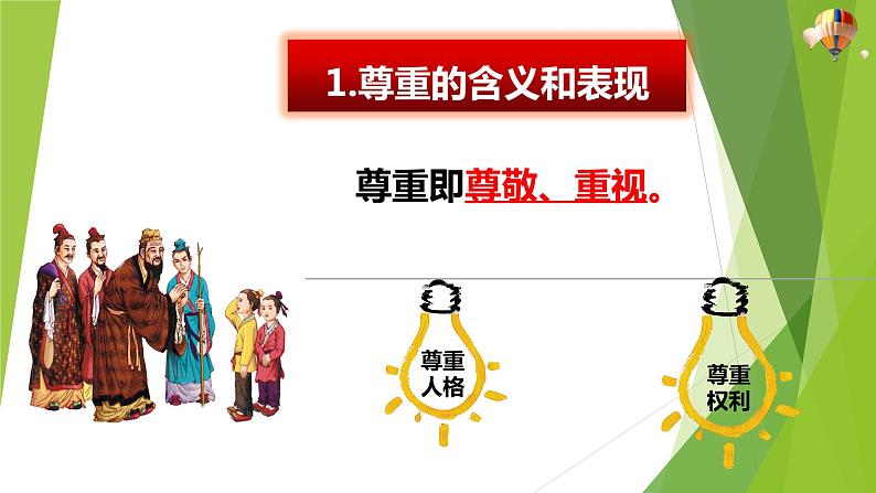 部编版道德与法治八年级上册 4.1尊重他人 课件第7页