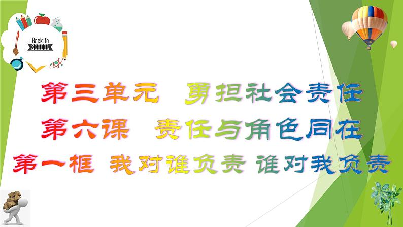 部编版道德与法治八年级上册 6.1我对谁负责  谁对我负责 课件03
