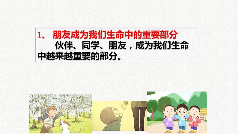 2021-2022学年度人教版道德与法治 七年级上册4.1 和朋友在一起课件(35张）第8页