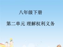 部编版道德与法治八下第二单元复习课件