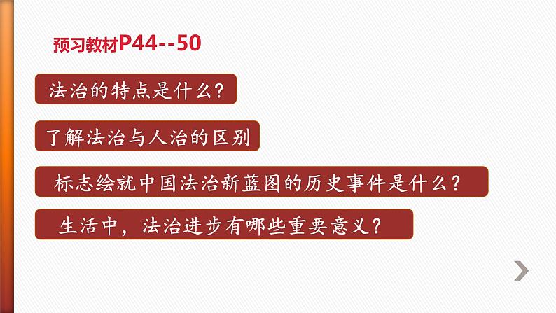 2021--2022学年度部编道德与法治9年级上册4.1 夯实法治基石 课件03