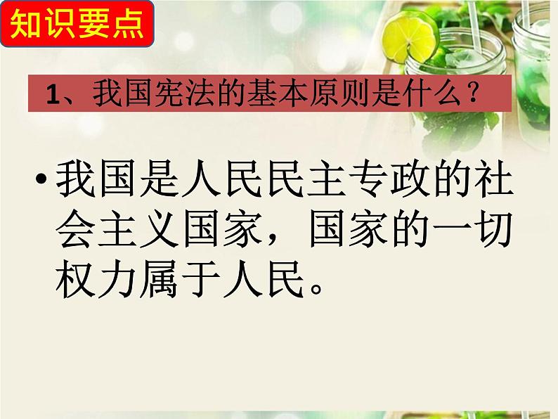 人教版道德与法治八年级下册第一课维护宪法的权威复习课件 (共29张ppt)02