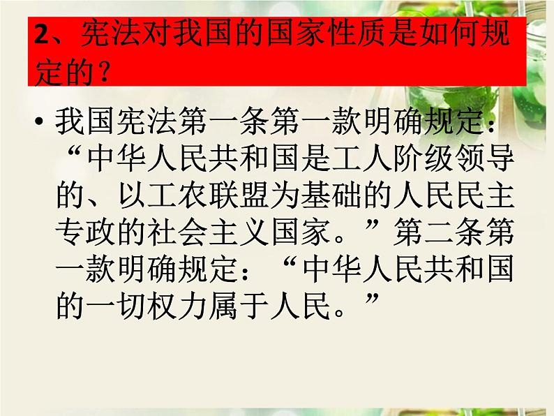 人教版道德与法治八年级下册第一课维护宪法的权威复习课件 (共29张ppt)03