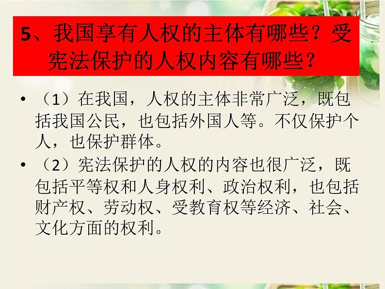 人教版道德与法治八年级下册第一课维护宪法的权威复习课件 (共29张ppt)06