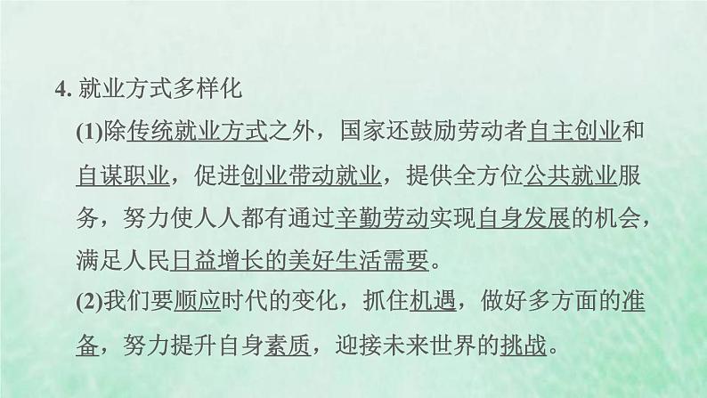 福建专用新人教版九年级道德与法治下册第三单元走向未来的少年第六课我的毕业季第2框多彩的职业课件07