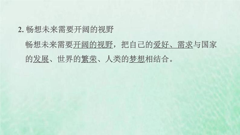 福建专用新人教版九年级道德与法治下册第三单元走向未来的少年第七课从这里出发第2框走向未来课件第3页