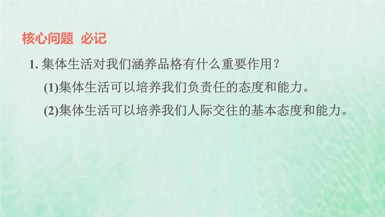 福建专用新人教版七年级道德与法治下册第三单元在集体中成长第六课我和我们第2框集体生活成就我课件07