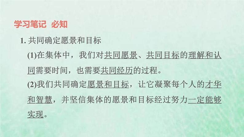 福建专用新人教版七年级道德与法治下册第三单元在集体中成长第八课美好集体有我在第2框我与集体共成长课件02