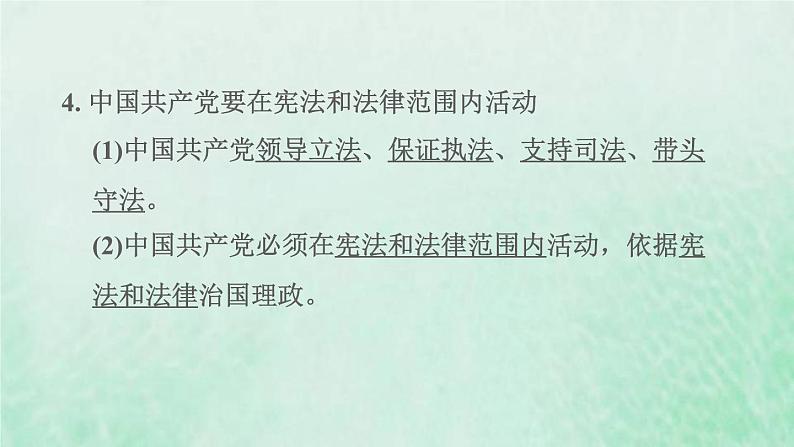 福建专用新人教版八年级道德与法治下册第一单元坚持宪法至上第一课维护宪法权威第1框党的主张和人民意志的统一课件第5页