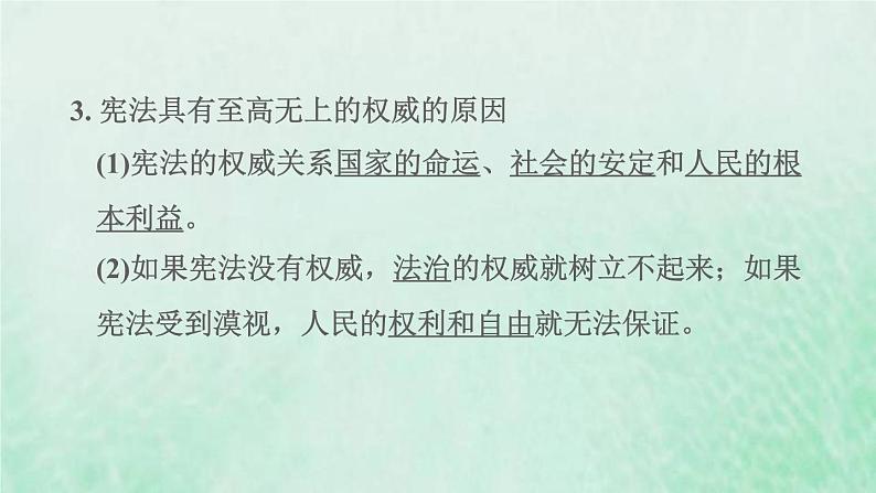 福建专用新人教版八年级道德与法治下册第一单元坚持宪法至上第二课保障宪法实施第1框坚持依宪治国课件第4页