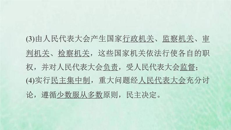 福建专用新人教版八年级道德与法治下册第三单元人民当家作主第五课我国的政治和经济制度第1框根本政治制度课件03