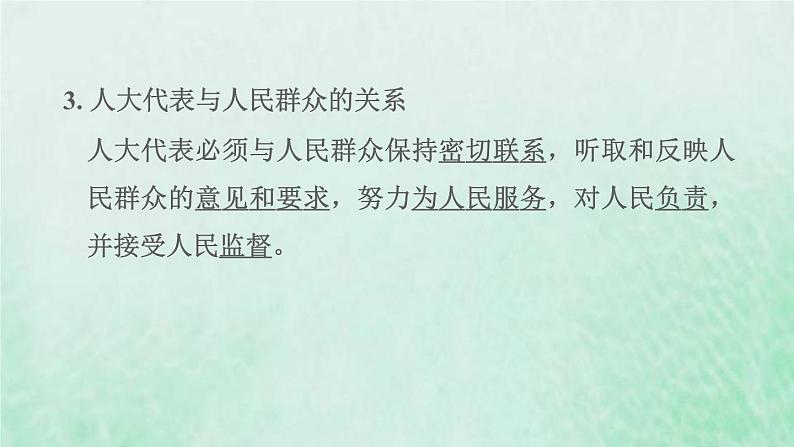 福建专用新人教版八年级道德与法治下册第三单元人民当家作主第五课我国的政治和经济制度第1框根本政治制度课件05