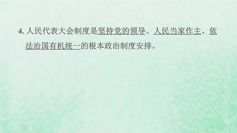 福建专用新人教版八年级道德与法治下册第三单元人民当家作主第五课我国的政治和经济制度第1框根本政治制度课件06