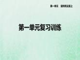 河北专用新人教版八年级道德与法治下册第一单元坚持宪法至上复习训练课件
