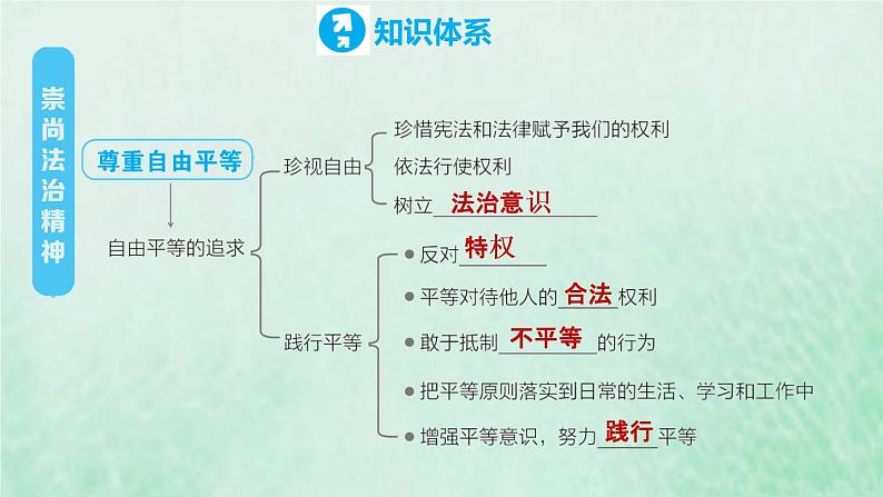 河北专用新人教版八年级道德与法治下册第四单元崇尚法治精神复习训练课件03