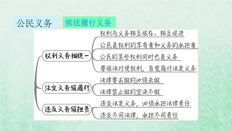 福建专用新人教版八年级道德与法治下册第二单元理解权利义务第四课公民义务双休作业四课件第3页