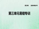 福建专用新人教版九年级道德与法治下册第三单元走向未来的少年易错专训课件