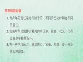 福建专用新人教版九年级道德与法治下册第三单元走向未来的少年易错专训课件