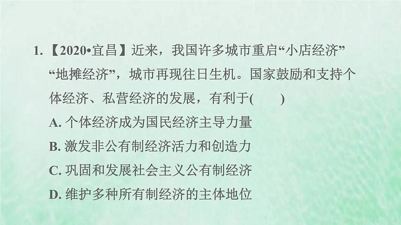 福建专用新人教版八年级道德与法治下册第三单元人民当家作主易错专训课件05