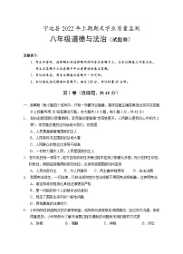 湖南省永州市宁远县2021-2022学年八年级下学期期末质量监测道德与法治试题(word版含答案)