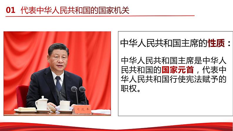 初中 初二 道德与法治 《中华人民共和国主席》 第二课时 课件第8页