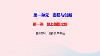 政治 (道德与法治)九年级上册坚持改革开放作业ppt课件